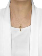 Hanger - 18 karaat Geel goud - 0.77ct. tw. Robijn - Diamant, Sieraden, Tassen en Uiterlijk, Antieke sieraden