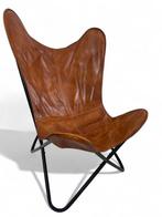 Fauteuil - Vlinderstoel - Leder, Metaal - Vlinderstoel, Nieuw