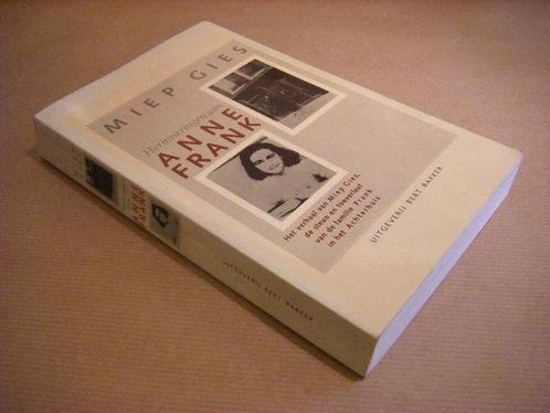 HERINNERINGEN AAN ANNE FRANK 9789035104921 Gies, Boeken, Geschiedenis | Wereld, Gelezen, Verzenden