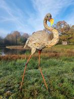 Figuur - Xl Kraanvogel - IJzer, Metaal, Antiek en Kunst