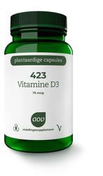 AOV 423 Vitamine D3 75mcg 90 Vegetarische capsules, Verzenden, Nieuw