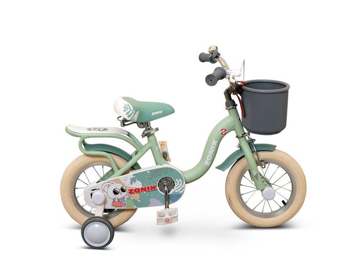 Zonix Meisjesfiets 12 Inch Pastelgroen Kinderfiets Met, Fietsen en Brommers, Fietsen | Meisjes, Nieuw, Ophalen of Verzenden
