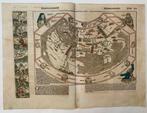 World - wereld; Hartmann Schedel - Secunda Etas Mundi -, Nieuw