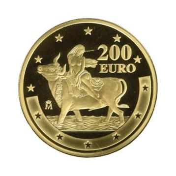 Gouden 200 euro munt Spanje 2003