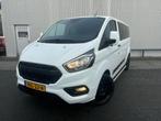 Ford Transit Custom 320 2.0 TDCI L2H1 DC*A/C*CRUISE*HAAK*TEL, Stof, Gebruikt, Wit, Ford
