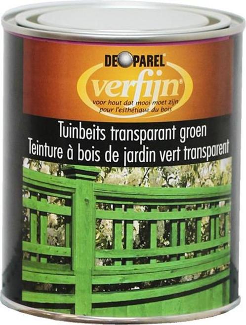 De Parel Verfrijn - Steigerhout beits white wash - 0,75 l..., Doe-het-zelf en Verbouw, Verf, Beits en Lak, Beits, Wit, Nieuw, Minder dan 5 liter
