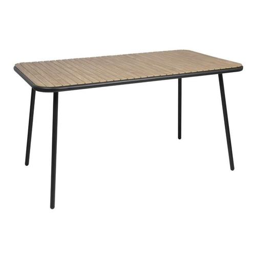 Tafel | SANTORINI | Hout/Staal | Houtlook Blad (Naturel) |, Zakelijke goederen, Horeca | Keukenapparatuur, Nieuw in verpakking