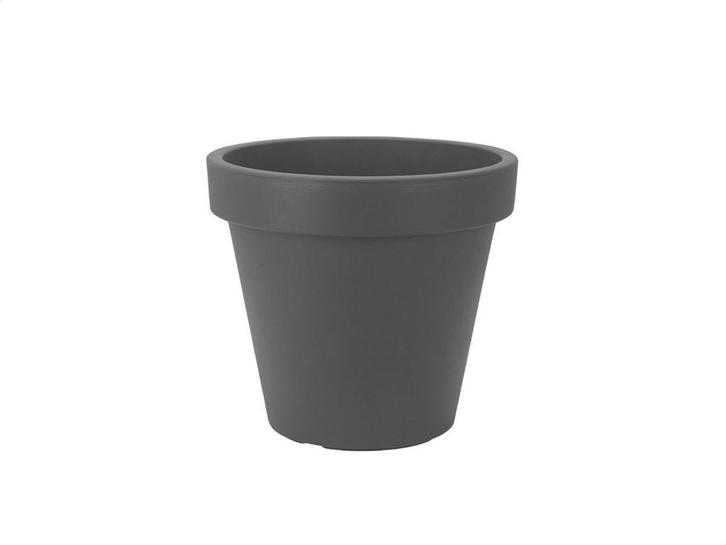 Kunststof Bloempot Antraciet Ø39cm Dubbelwandig Hoogte 34cm, Tuin en Terras, Bloempotten, Ophalen of Verzenden