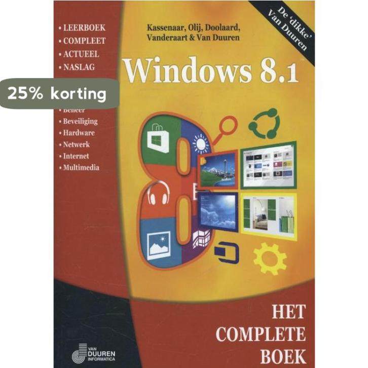 Windows 8.1 / Het complete boek 9789059406940, Boeken, Informatica en Computer, Gelezen, Verzenden
