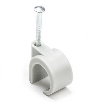 Buisclip | Q-link | 16 - 19 mm (20 stuks, Rond, Grijs), Doe-het-zelf en Verbouw, Elektra en Kabels, Nieuw, Verzenden