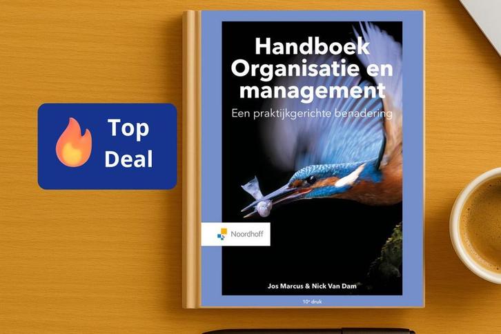 Handboek Organisatie en management, 9789001078188, Boeken, Studieboeken en Cursussen, Zo goed als nieuw, Verzenden
