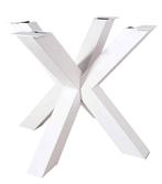 Matrix Kruispoot Wit Metaal 90x90x72cm Tafelpoot -, Ophalen of Verzenden, Nieuw