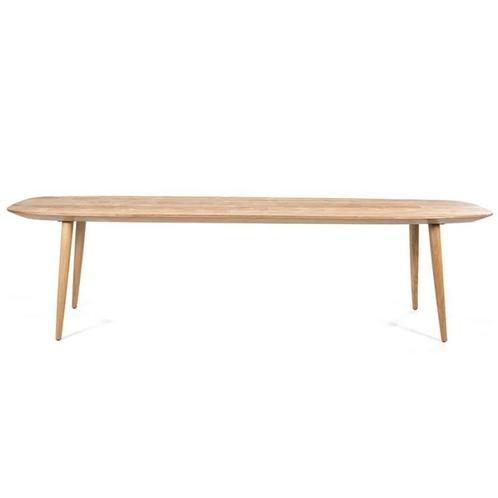 Eettafel Tabassum - 300cm - Naturel - 95600 - eettafel, Huis en Inrichting, Tafels | Eettafels, Nieuw, Overige materialen