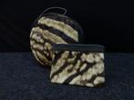 Zebra skin round bag and clutch real african Zebra skin -, Nieuw
