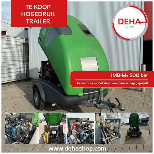 Ex-verhuur Hogedruktrailer 500 bar, Tuin en Terras, Hogedrukreinigers, Gebruikt, Met regelbare waterdruk, Met autostop en -start