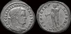 305-311ad Roman Galerius Ae follis Genius standing facing..., Verzenden