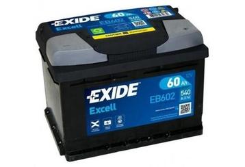 Exide EB602 Excell 12V 60Ah Zuur Auto Accu 3661024034630 beschikbaar voor biedingen