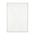 *WOONWINKEL* By-Boo Seren Scandinavisch Schilderij Wit, Verzenden, Nieuw
