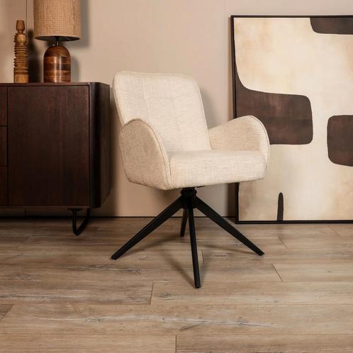 Eetkamerstoel Tom - Beige, Huis en Inrichting, Stoelen, Nieuw, Verzenden