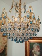 Lamp - Kristal en messing met gouden afwerking - hanglamp