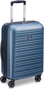 2dekans | Delsey Segur 2.0 Handbagage koffer 55 cm - Blauw, Sieraden, Tassen en Uiterlijk, Koffers, Ophalen of Verzenden, Zo goed als nieuw