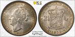 Koningin Wilhelmina 2 1/2 gulden 1938 MS63 PCGS, Zilver, Losse munt, Verzenden