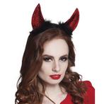 Duivel/Satan diadeem hoorns met glitters - Z Halloween ver.., Hobby en Vrije tijd, Feestartikelen, Verzenden, Nieuw