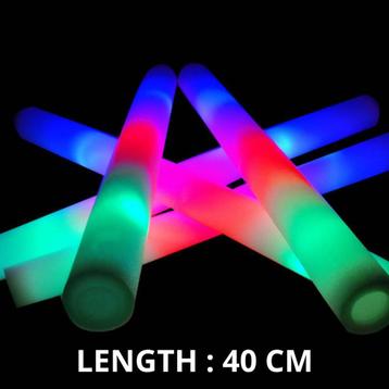 LED FOAM STICKS – MULTICOLOR 40CM ( laagste prijsgarantie ) beschikbaar voor biedingen