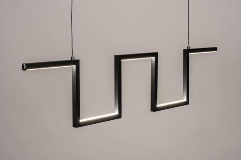 Rietveld Hanglampen - Zwart - Metaal, Huis en Inrichting, Lampen | Hanglampen, Verzenden