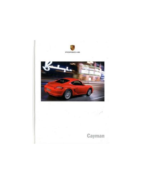 2008 PORSCHE CAYMAN HARDCOVER BROCHURE NEDERLANDS, Boeken, Auto's | Folders en Tijdschriften, Porsche