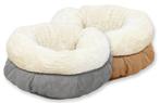 lamswol donut bed grijs 45x4 cm, Nieuw, Pluche, Verzenden