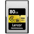 Lexar CFexpress Pro Type A Gold Series 80 GB - 900MBS, Audio, Tv en Foto, Fotografie | Geheugenkaarten, Nieuw, Overige merken