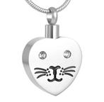 Ashanger, assieraad, asbedeltje, asketting dierengezichtje, Sieraden, Tassen en Uiterlijk, Nieuw