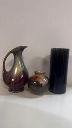 Fles (3) - Keramiek - Drie Duitse kunstwerken uit het Westen