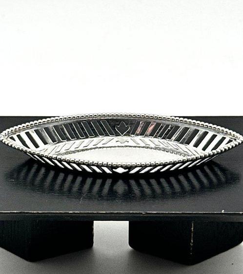 No reserve-Handgemaakt antiek,ajour gezaagd zilver, Antiek en Kunst, Antiek | Goud en Zilver