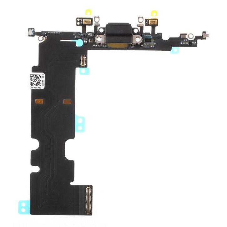 iPhone 8 Plus Dock Connector - Zwart, Telecommunicatie, Mobiele telefoons | Toebehoren en Onderdelen