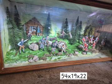 Maquette - Mise en scene diorama soldat - Hout beschikbaar voor biedingen