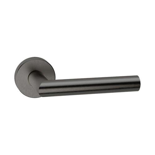 Deurkruk Toledo op rond rozet - PVD gun metal, Doe-het-zelf en Verbouw, Hang- en Sluitwerk, Nieuw, Verzenden
