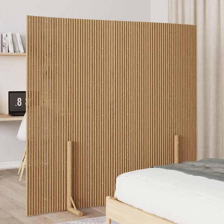 vidaXL Scherm 180x170 cm bamboe, Tuin en Terras, Schuttingen, Nieuw, Hout, 1 tot 2 meter, Verzenden
