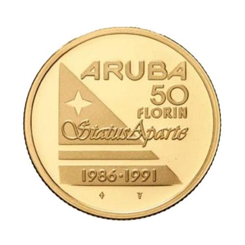 Gouden 50 Florin munt, Postzegels en Munten, Edelmetalen en Baren, Verzenden