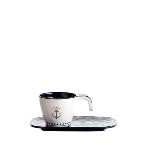 Scheepsservies Sailor Soul Espresso kopjes en schotels - 6 s, Watersport en Boten, Overige Watersport en Boten, Nieuw, Ophalen of Verzenden