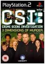 Playstation 2 CSI: 3 Dimensions of Murder, Zo goed als nieuw, Verzenden