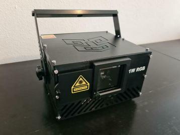 1 Watt (1000 mW) RGB laser projector ILDA 25 Kpps Full Diode beschikbaar voor biedingen