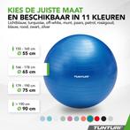 Tunturi Anti Burst Fitness bal met Pomp - Yoga bal 65 cm -, Sport en Fitness, Ophalen of Verzenden, Zo goed als nieuw