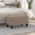 vidaXL Bankje 70x35x41 cm microvezelstof taupe, Huis en Inrichting, Banken | Bankstellen, Verzenden, Nieuw, Stof, Minder dan 150 cm