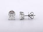 Zonder Minimumprijs - Oorbellen - 14 karaat Witgoud -, Nieuw