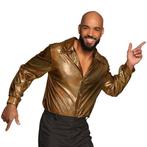 Disco Party Blouse Shiny Goud, Ophalen of Verzenden, Nieuw