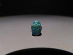 Oud-Egyptisch Faience Scarabee. Late Periode, 664 - 332, Verzamelen