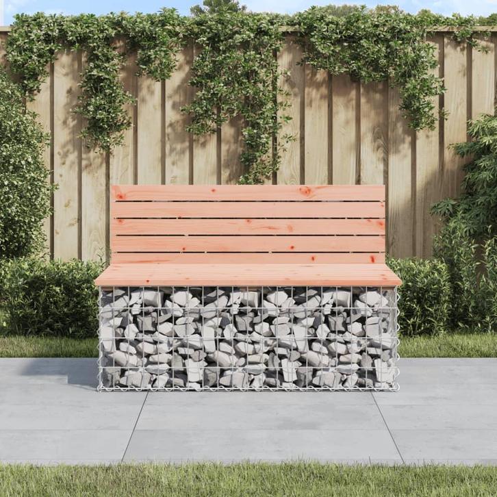 vidaXL Tuinbank schanskorfontwerp 103x70x65 cm massief, Tuin en Terras, Tuinbanken, Nieuw, Verzenden