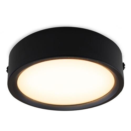Zwarte mini plafondlamp Aletta, aluminium, 5W, 3000K LED, Huis en Inrichting, Lampen | Plafondlampen, Nieuw, Stof, Ophalen of Verzenden